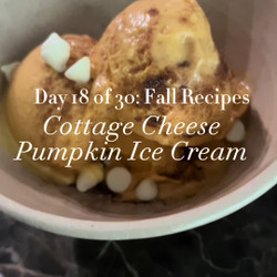Cottage Cheese Pumpkin Ice Cream