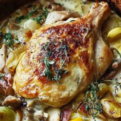 French Chicken Casserole À La Normande