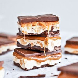 Homemade Snickers Bar
