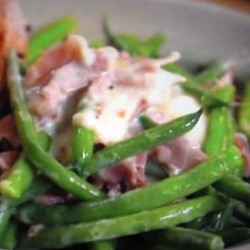 Green Beans w/ Parma Ham &amp; Cheese (Nigel Slater)