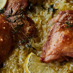 Creamy Chicken Thighs With Lemon And Thyme | Recipes