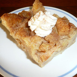 Apple-chai Spiced Bread Pudding