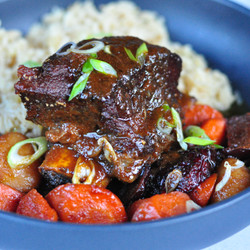 Korean Inspired Braised Short Ribs