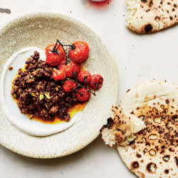 Spiced Harissa Ragù With Tahini Yogurt