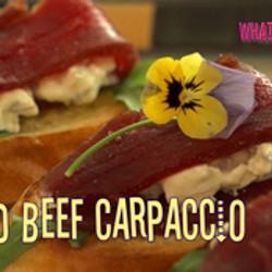 Cured Beef Ribeye Carpaccio. How To Cure Beef Ribeye Or Fillet At Home. Cured / Pickled Ribeye Or Fillet Recipe. - Whats4chow