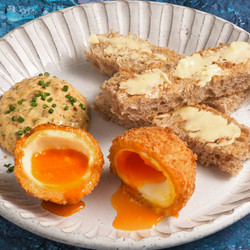 Crispy Parmesan Eggs