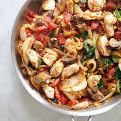 Easy One-pan Eggplant Chicken Dinner [video]