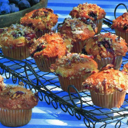 Fresh Apricot And Pecan Muffins