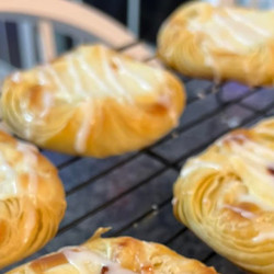 Homemade Sourdough Danishes