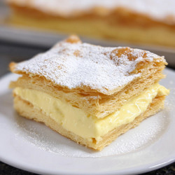 Irresistible Vanilla Custard Cream Squares: A Classic Choux Pastry Delight