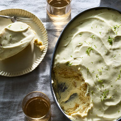 J. Kenji López-alt’s 10-minute Lime Cracker pie