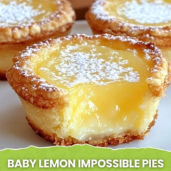 Baby Lemon Impossible Pies