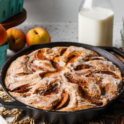 Skillet Peach Cake