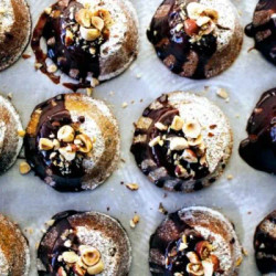 Baked Ricotta And Hazelnut Cheesecakes