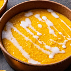 Creamy Red Lentil And Cauliflower Soup