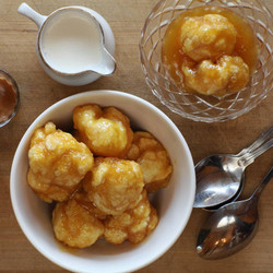 Maggie Beer's Golden Syrup Dumplings