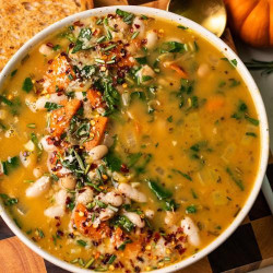 Garlic Parmesan White Bean Stew (high Protein)