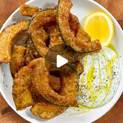 Pumpkin Fritti W' Hot Honey + Crème Fraiche