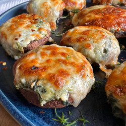 Spinach And Feta Stuffed Mushrooms