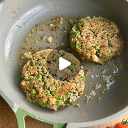 Tuna, Pea And Chickpea Fritters