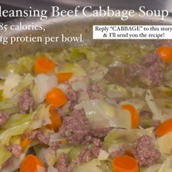 Cleansing Beef Cabbage Soup