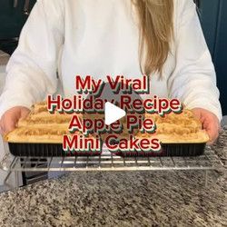Apple Pie Sourdough Mini Cakes