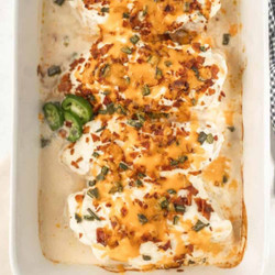 Keto Jalapeño Popper Chicken