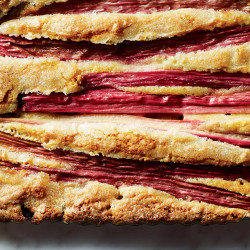 Rhubarb-almond Cake