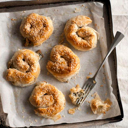 Spinach And Three Cheese Coils