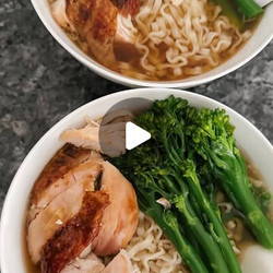 Homemade "instant" Soy Sauce Noodles