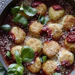 Chicken Parmesan Meatballs