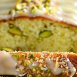 Heavenly Lemon Coconut Pistachio Cake