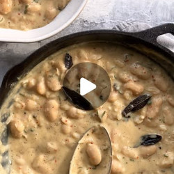 Creamy Garlic &amp; Herb Beans