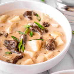Creamy Steak And Potato Soup
