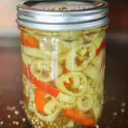 8-minute, Sweet Pickled Banana Peppers