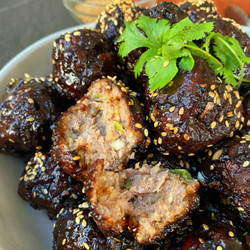 Sticky Asian Meatballs