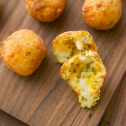 Cheddar And Chive Potato Puffs