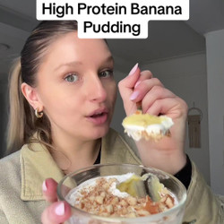 High Protein Banana Pudding
