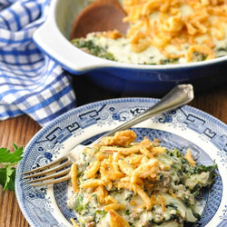 Spinach And Ground Beef Casserole