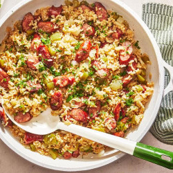 Skillet Sausage and Rice