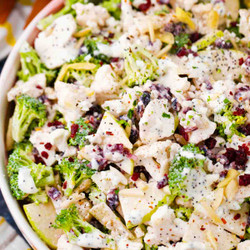 Broccoli Cauliflower Salad