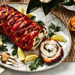 Porchetta With Lemony Herb Sauce