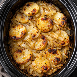 Slow Cooker French Onion Potatoes