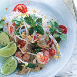 Thai Chicken And Shrimp Noodle Salad
