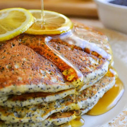 Lemon Poppy Seed Pancakes