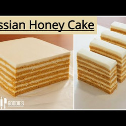 Medovik Russian Honey Cake Recipe - Medovik Cake - Рецепт Медового Торта