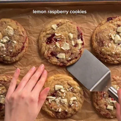 Lemon Raspberry Cookies
