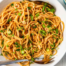 Quick And Easy Peanut Butter Noodles