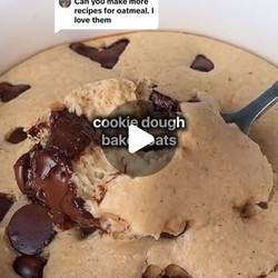 Cookie Dough Baked Oats