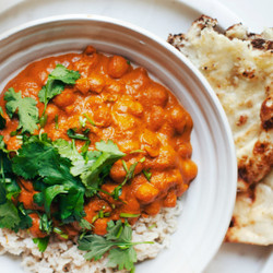 North Indian-inspired Butter Chickpeas 